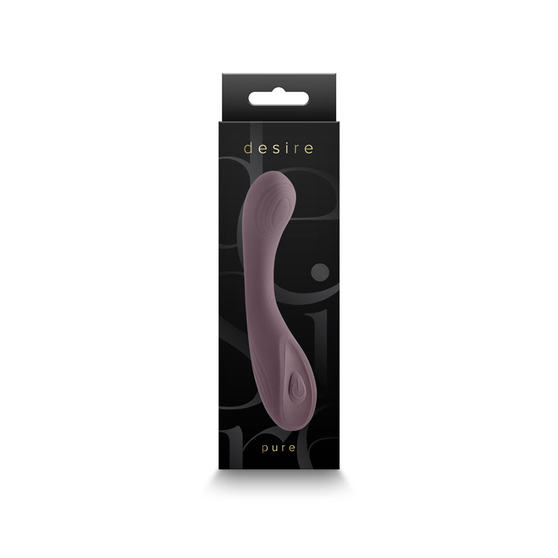 Desire - Pure - Purple - Purple 13.7 cm USB Rechargeable Vibrator