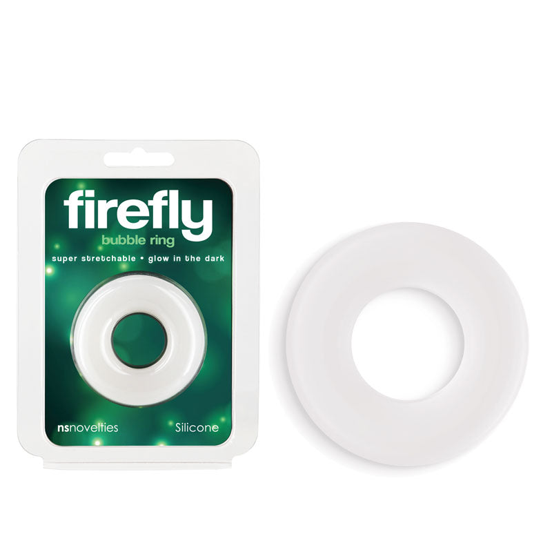 Firefly - Bubble Ring - Medium - Glow in Dark Medium Cock Ring