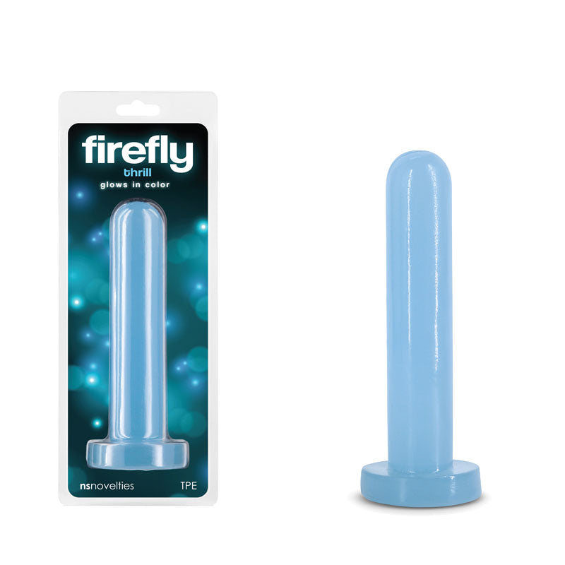 Firefly - Thrill - Blue - Small - Glow in Dark Blue 15.5 cm Small Dildo