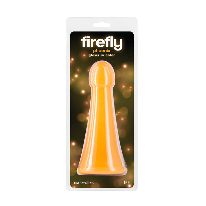 Firefly - Phoenix - Orange - Glow in Dark Orange 19.2 cm Dildo