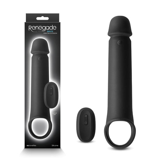 Renegade Brute - Black - Black 24.4 cm USB Rechargeable Extender Sleeve