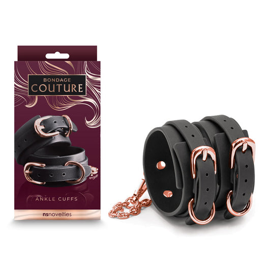 Bondage Couture Ankle - Black Restraints