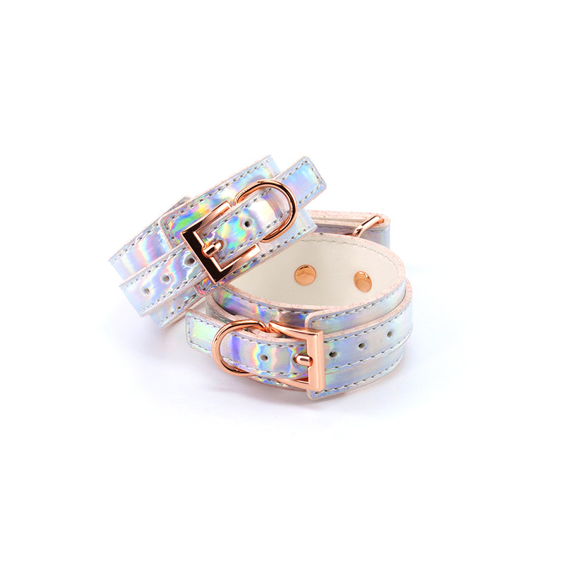 Cosmo Bondage Ankle Metallic Rainbow Restraints