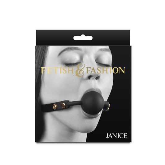 Fetish & Fashion - Janice - Black - Black Mouth Restraint