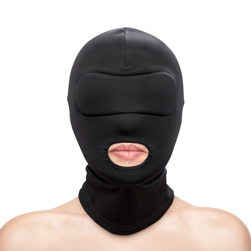 Fetish & Fantasy - Mouth Hood - Black - Black Hood