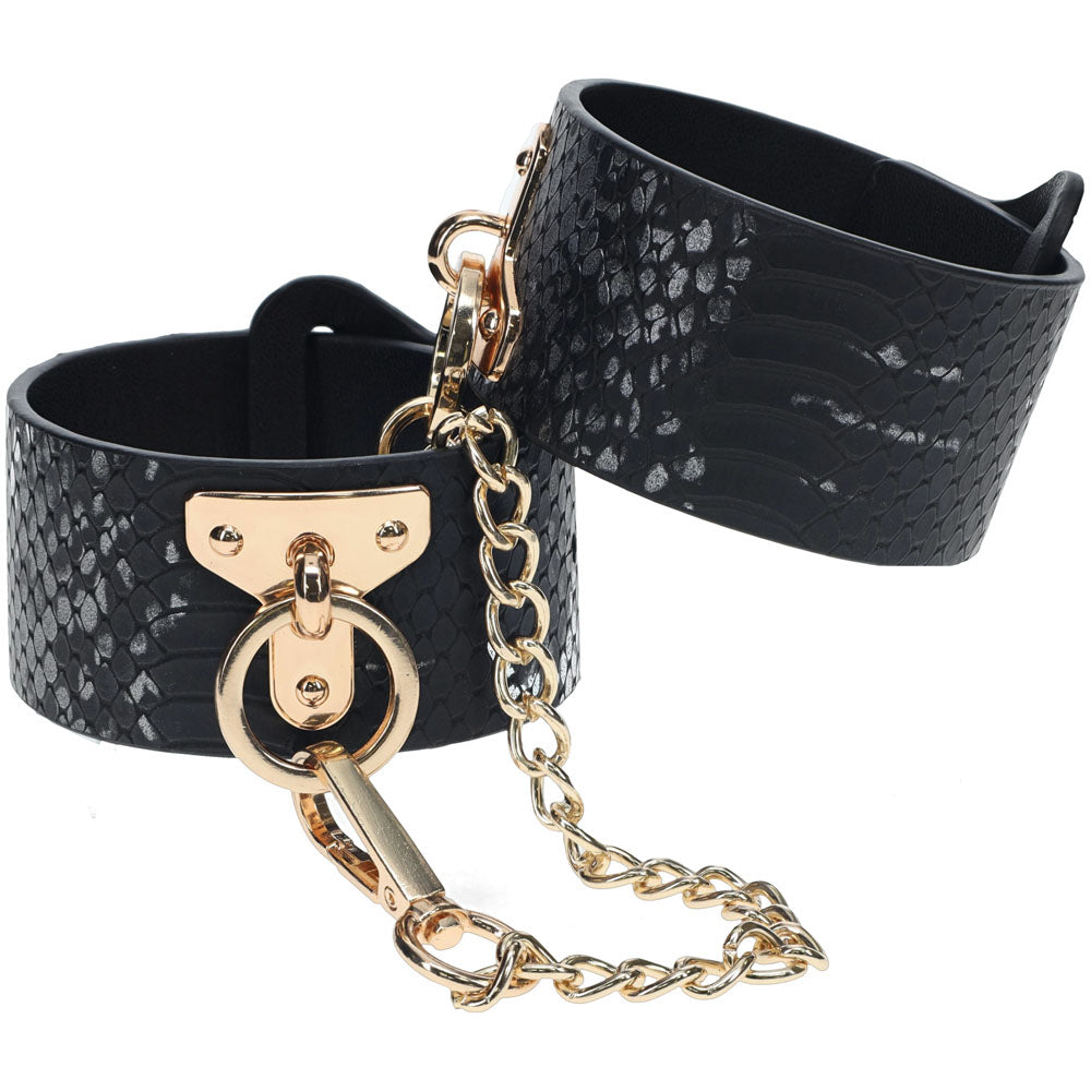 OUCH! Florence Collection - Handcuffs - Black Restraints