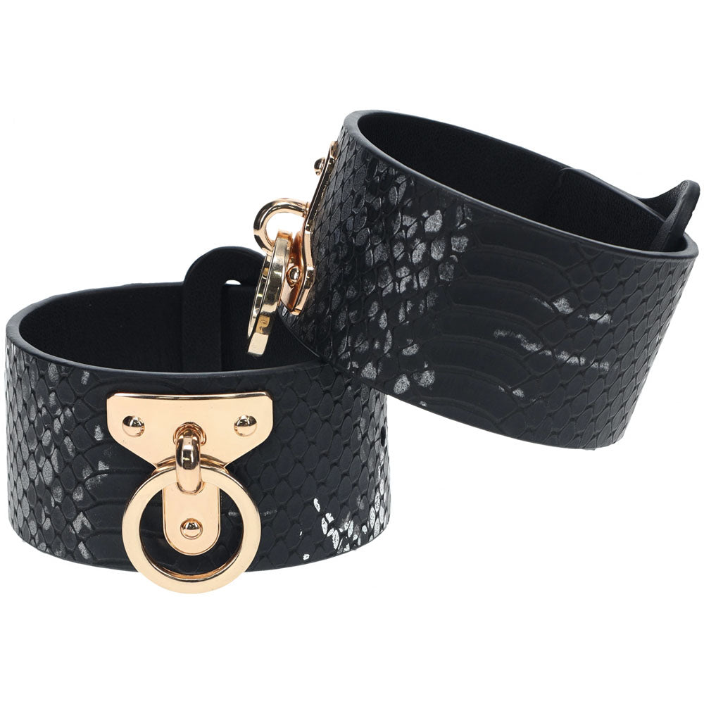 OUCH! Florence Collection - Handcuffs - Black Restraints