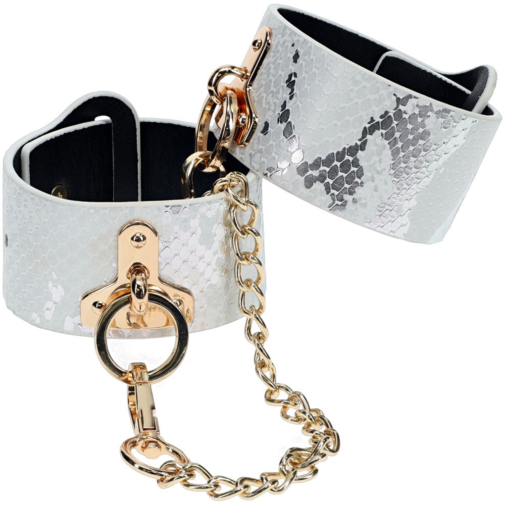 OUCH! Florence Collection - Handcuffs - White Restraints