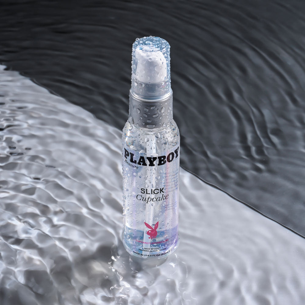 Playboy Pleasure SLICK CUPCAKE - 60 ml - Cupcake Flavoured Water Based Lubricant - 60 ml Bottle