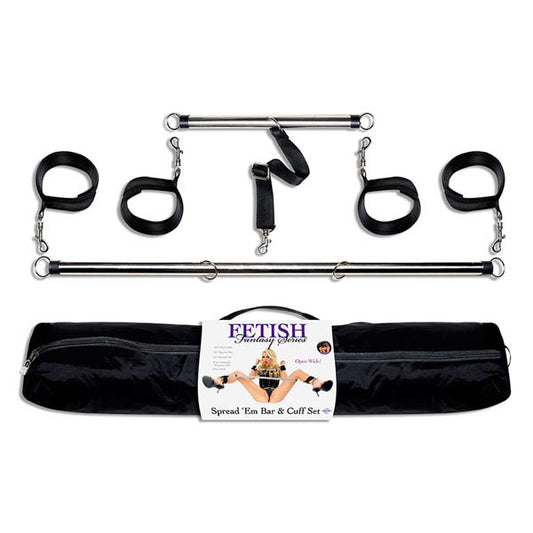 Fetish Fantasy Series Spread 'em Bar - Spreader Restraint Set