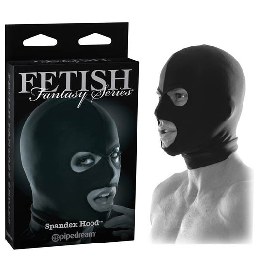 Fetish Fantasy Series Limited Edition Spandex Hood - Black Bondage Hood