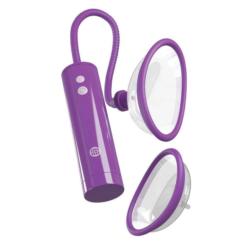 Fantasy For Her Rechargeable Pump Kit - Purple USB Rechargeable Vagina Pump