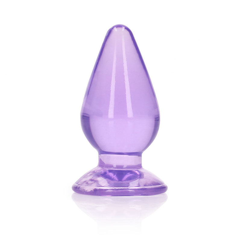 REALROCK 9 cm Anal Plug - Purple - Purple 9 cm (3.5'') Butt Plug