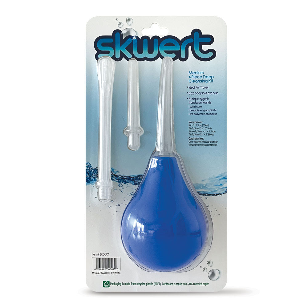 Skwert Medium 8 oz Douche Kit - Blue 240 ml Unisex Douche Kit