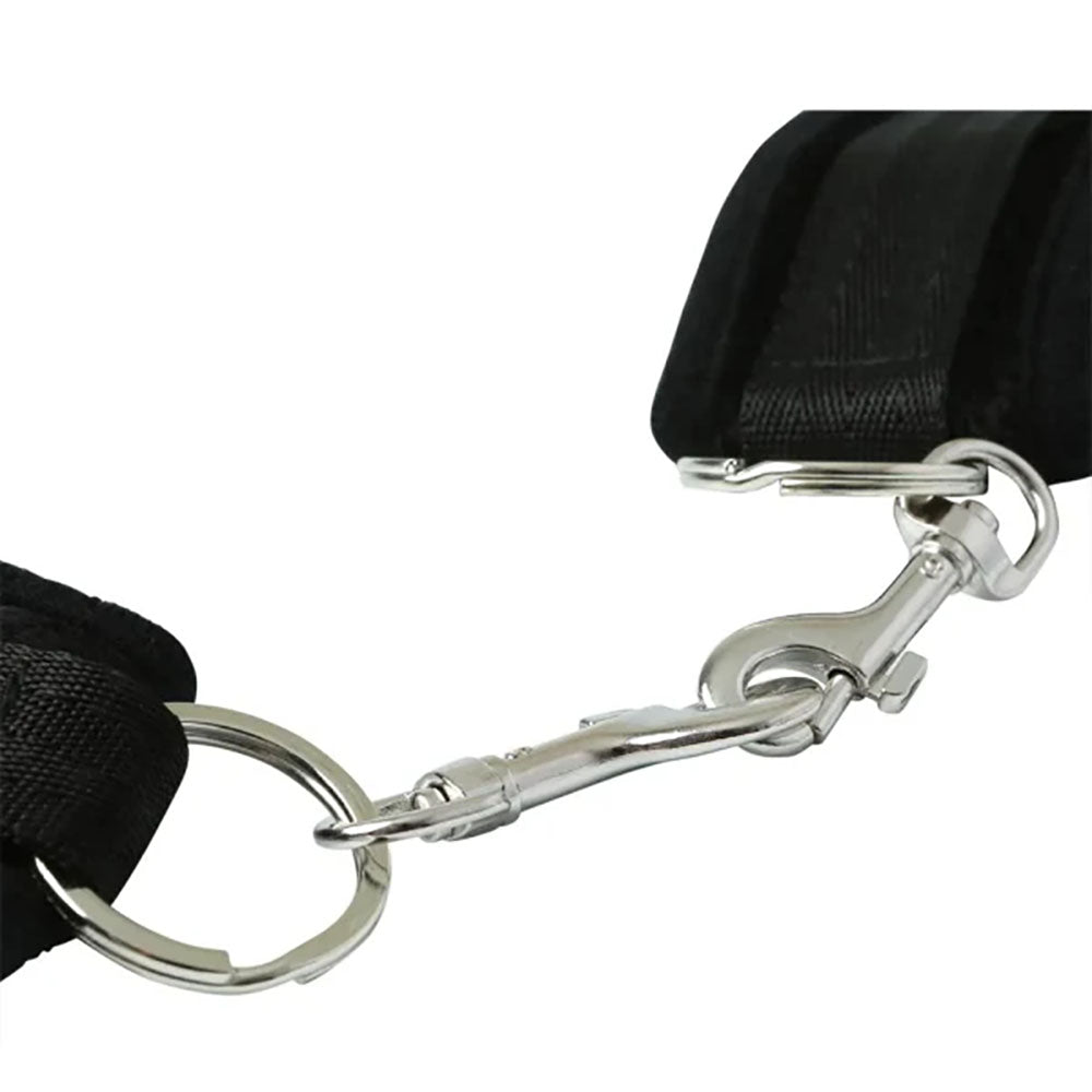 Sex & Mischief Black Beginner's Handcuffs - Black Restraints