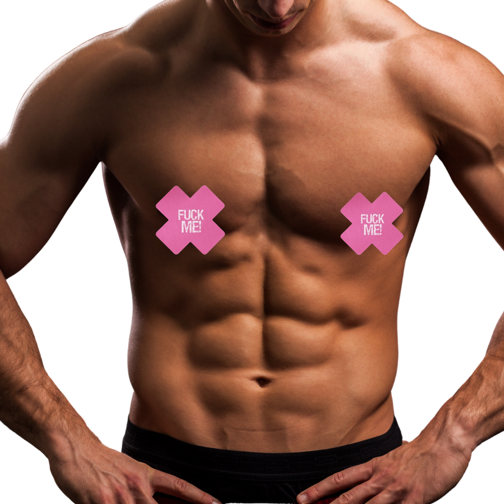 X NIPPLE PASTIES "FUCK ME"