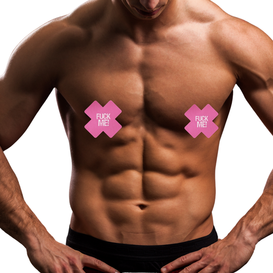 X NIPPLE PASTIES "FUCK ME"
