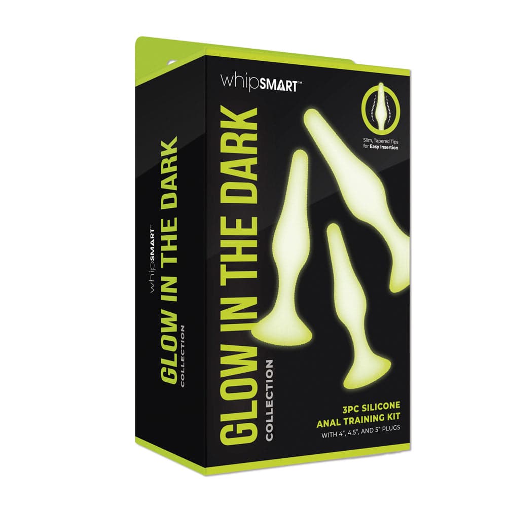 Glow In The Dark 3pc Anal Training Kit - Bondage Shop
