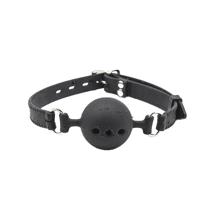 BREATHABLE SILICONE BALL GAG - LARGE