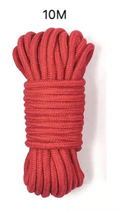 Red rope coiled on a white background with '10M' text above.