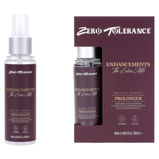 Zero Tolerance Enhancements - The Extra Mile - Delay Spray for Men - 60 ml Spray