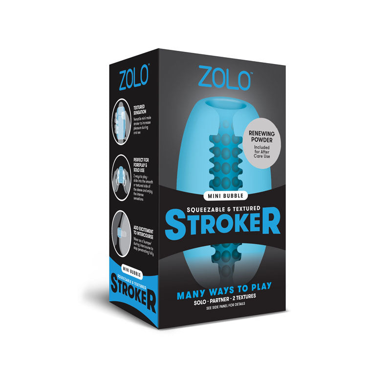 Zolo Mini Bubble Stroker - Blue Mini Stroker