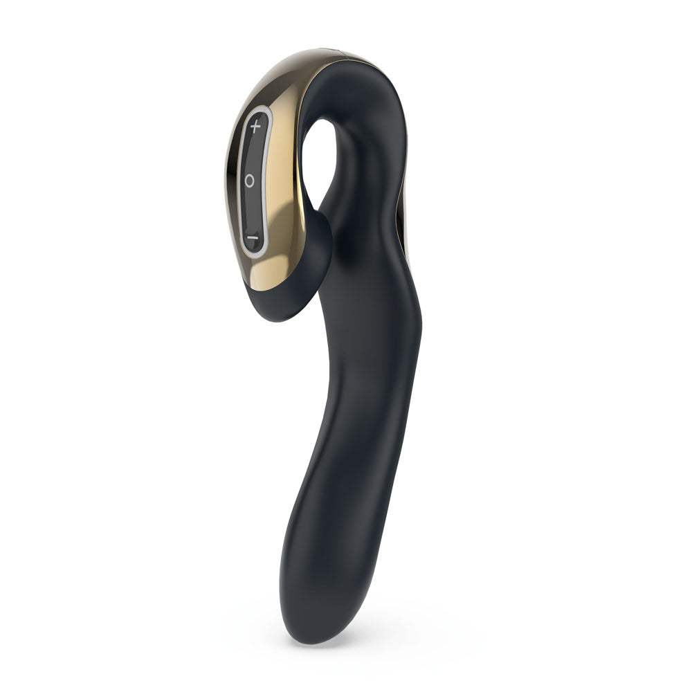 Zini Roae Special Edition - Black/Gold - Black/Gold 19.5 cm USB Rechargeable Vibrator