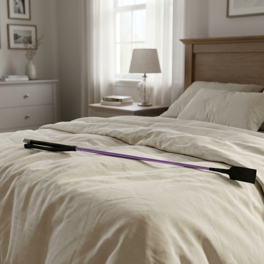 CROP MAUVE WITH METAL TIP ON HANDLE