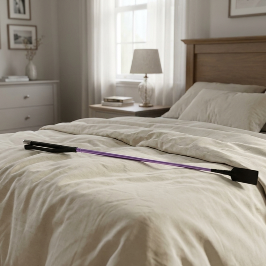 CROP MAUVE WITH METAL TIP ON HANDLE