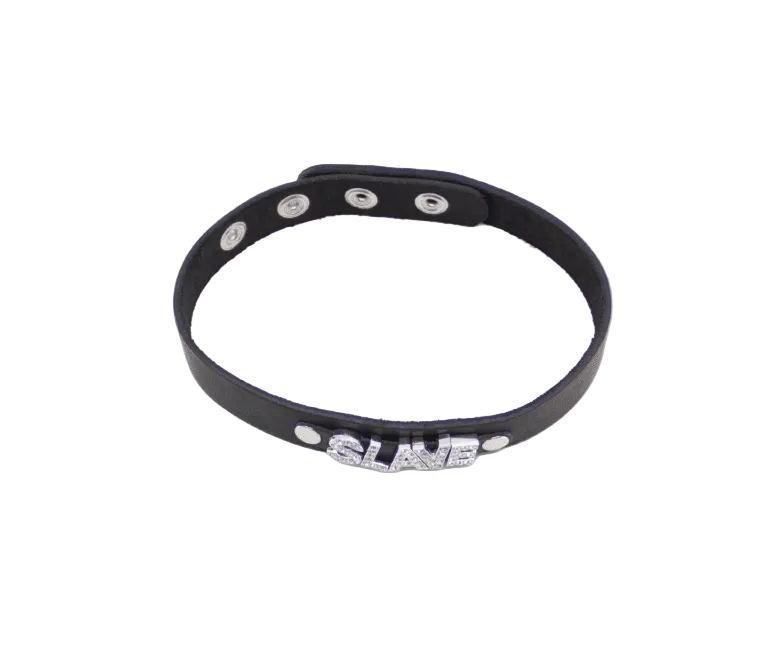 Diamanté Slave Collar