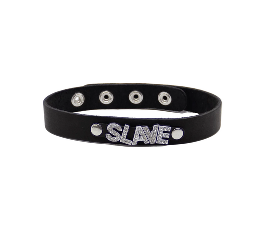 Diamanté Slave Collar