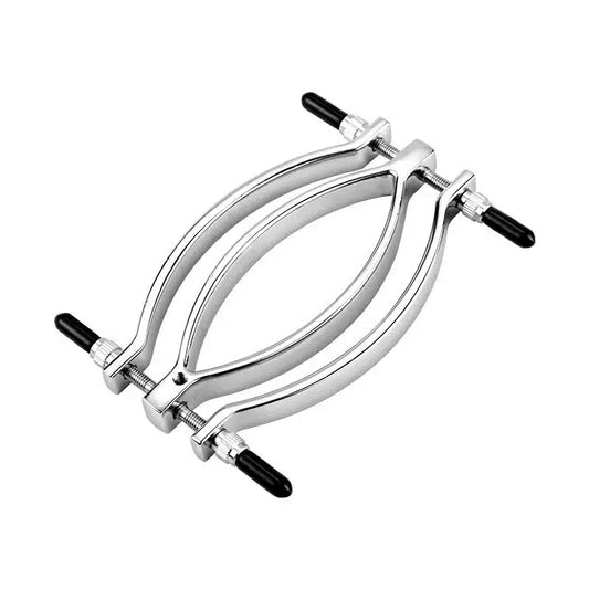 pussy clamp on white background