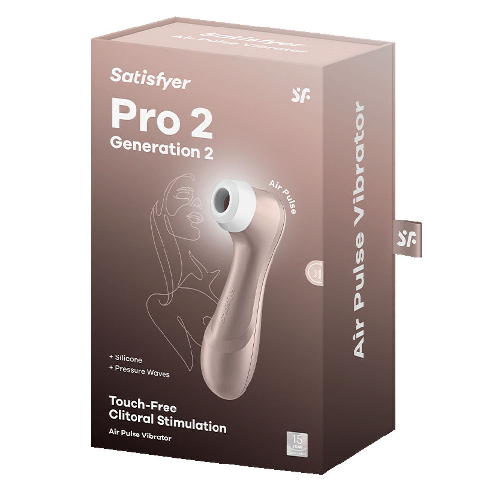 Satisfyer Pro 2 - Rose Gold - Touch-Free USB-Rechargeable Clitoral Stimulator